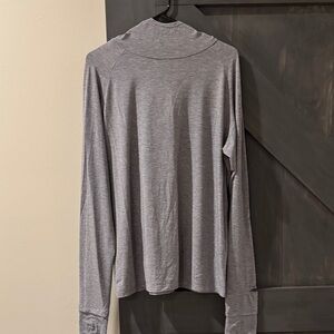 Path Project Gray Hoodie Long Sleeve running shirt